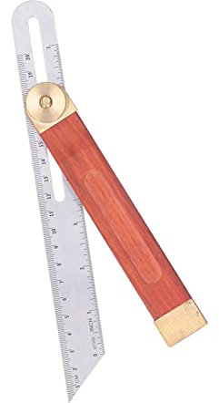 Sliding T Bevel, Bevel 9 in Woodworking Movable Sliding T Carpentry Adjustable Angle Ruler Measurement Tool Angle Finder Tool Carpenters Finder