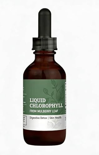 Liquid Chlorophyll, Immune System Support Droplets, Natural Body Deodorant - Gut Care, Skin Beautification, Fresh Breath. detox cleanse