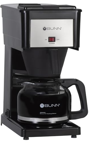 BUNN GRB Velocity Brew 10-Cup Home Coffee Brewer, Black