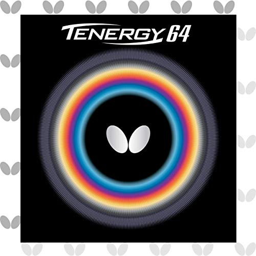 Butterfly Tenergy 64 Table Tennis Rubber Sheet - 1.7 mm, 1.9 mm, or 2.1 mm - Red or Black - 1 Inverted Table Tennis Rubber Sheet - Professional Table Tennis Rubber Sheets