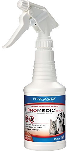 FIPROMEDIC 2,5 MG/ML Solution pour Pulvérisation Cutanée pour Chat/Chien 500 ML