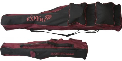 Carp Expert Futteral mit 2 Kammern 160cm Futteral Angelfutteral Rutenfutteral Rutentasche Rutenschutz