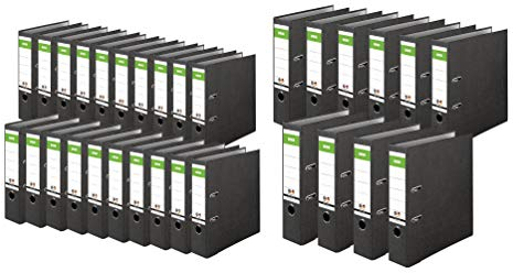 Original DINOR Ordner-Wolkenmarmor-Recycling - Made in Germany. 20er Pack 8 cm breit + Original DINOR Ordner-Wolkenmarmor-Recycling - Made in Germany. 10er Pack 8 cm breit