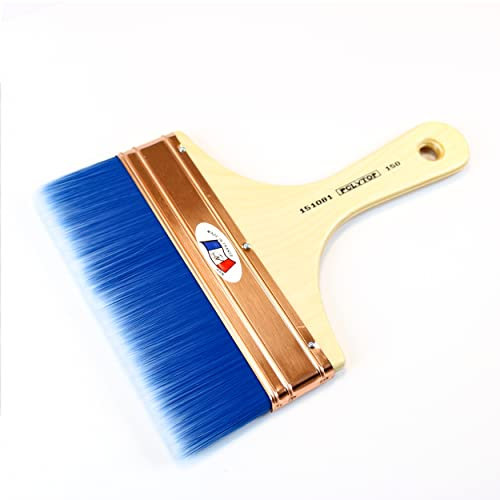 Pennello Spalter Blu150 mm/Made in France/Eco-Responsable/ideale per vernici e vernici int. o ext, terrazze, muri, Trova la gamma completa Blue sul negozio.