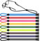 Hifot Brillenband 9 Stück, Verstellbare Brillenhalter Lanyard, Mehrfarbig Brillenbänder Sonnenbrillen Kette Brillenschnur Kettenband, Sport Brillenband Brillenkette für Damen Herren Kinder