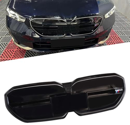 Front Grill Replacement Fit for 2023 2024 BMW 5 Series i5 M60 Front Grill Front Grille Assembly for BMW Accessories Front Grille Front Kidney Grille Glossy Black (Paste & No Dismantle)