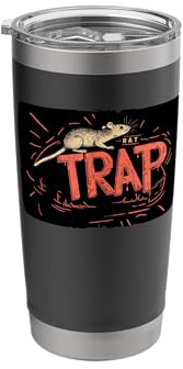 Awesome Rat Trap Saying for Boys and Girls Stainless Steel Insulated Tumbler