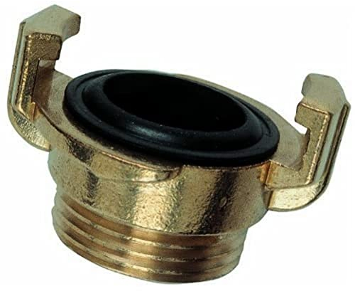 MEISTER Schnellkupplung Außengewinde Messing 1 (ca. 33,30 mm) - Robuste Messingkupplung - Geeignet für Schläuche & Anlagen - Schlauchanschluss / Kupplung / FLOR92220
