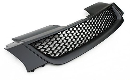 Waben- Gitter- Kühler- Sport- Front- Rippen- Grill ohne Emblem Schwarz Eintragungsfrei