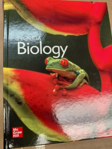 McGraw Hill Florida Biology Textbook, Hardcover, English, High School Level