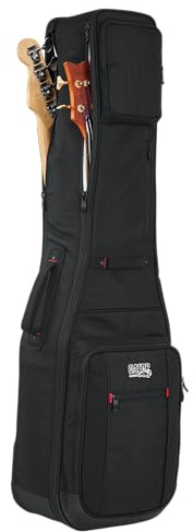Gator Cases Pro-Go Series Ultimate Double Guitar Gig Bag, Holds (2) Bass Guitars (G-PG BASS 2X)