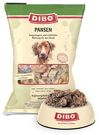 DIBO Pansen, 10 x 2.000g-Beutel, Tiefkühlfutter, gesunde, natürliche Ernährung für Hunde, Hundefutter, Barf, B.A.R.F.