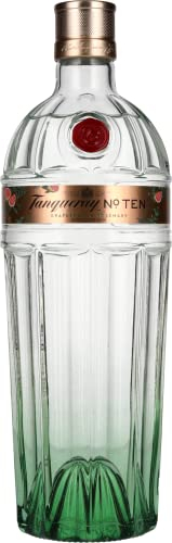 Tanqueray N° TEN, Destillierter Gin, The Citrus Heart Edition, Grapefruit- & Rosemarin - Geschmack, 45,3% vol, 1000ml Einzelflasche |