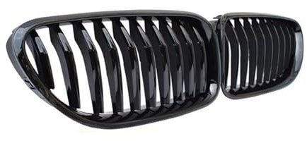 WEFOLCC Parrilla Delantera De Carreras Tipo Riñón para B&MW Serie 6 F06 Gran Coupe F12 Convertible F13 Coupe M6s 2011-2017 Color Negro Rejillas Frontales Radiador