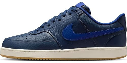 Nike Herren Court Vision Low Sneaker, Midnight Navy Deep Royal Blue, 46 EU