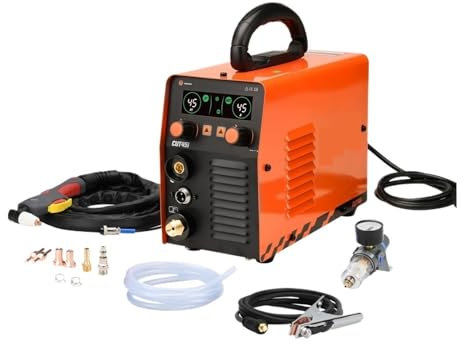 Máquina de corte por plasma Cortadora de Plasma inversor CUT45i IGTB 220 máquina cortadora de 45 amperios, espesor máximo de corte de hasta 12mm Para principiantes y aficionados al bricolaje.