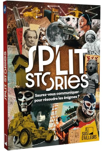 Split Stories | Jeu d’énigmes coopératif | Escape Game | 4 scénarios immersifs | dès 14 Ans | 2 à 4 Joueurs
