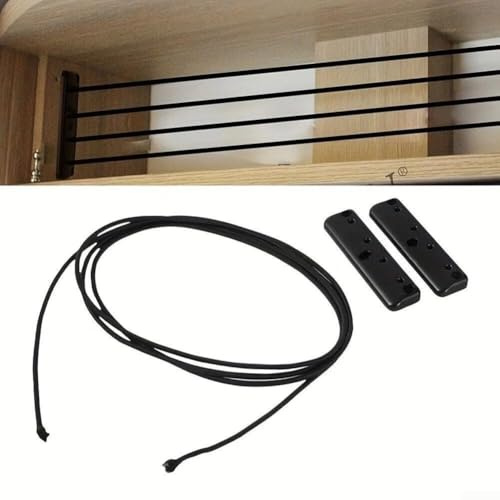 Rete da carico per camper – Set di recinzione elastica regolabile anticaduta, per furgoni e camion, soluzione di archiviazione per armadi per camper, accessori per roulotte e furgoni