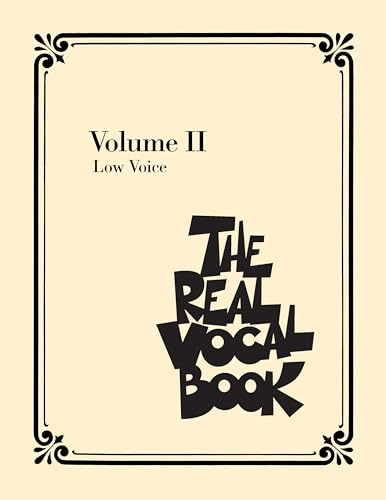 The real vocal book - volume ii - low voice - chant