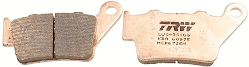 TRW MCB672SH Sinter Street Kit de Plaquettes de Frein pour ZERO FXS 2016 - Essieu Arrièreet Autres Motos