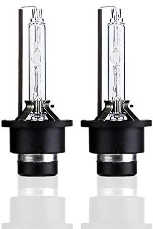 Akozon Lampada allo xeno faro 2 pezzi D2S 6000K 35W lampadine di ricambio per auto