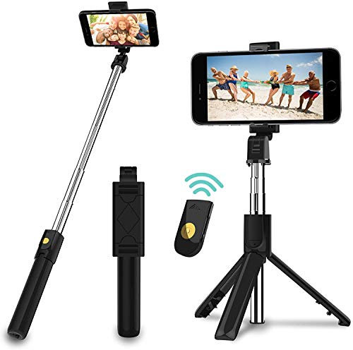 Trépied pour téléphone Portable Bluetooth Extensible Perche Selfie Stable