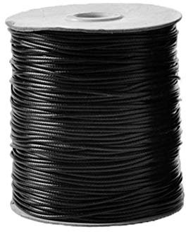 Ericotry YPP14137 - 1 rollo de 180 yardas de 1,5 mm para collar, cuerda, joyería, abalorios, manualidades, cordón encerado, cuerda para pulsera, collar, joyería, suministros de manualidades, color