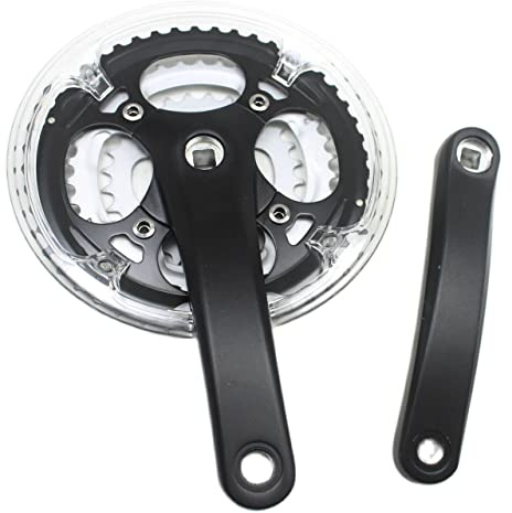 Zpengtai Guarnitura MTB MTB. Set a manovella Bici 7/8/9 velocità 48-38-2 8t 170mm. a Bicycle Dentello Dente CrankSet Sprocket Alluminio