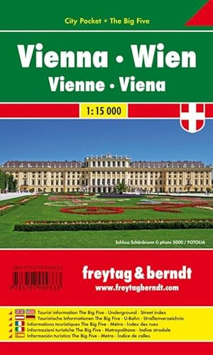 Wien, Stadtplan 1:15.000, City Pocket + The Big Five (freytag & berndt Stadtpläne)