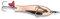 DAM Effzett Heintz 21g Silber/Kupfer Blinker