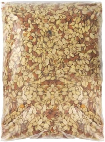 SQUAWK Split Peanuts | Premium Quality Fresh Feed | Garden Wild Bird Nut Food | Aflatoxin Free Mix | Protein Rich, High in Energy Mixture | Contains Nutritious Vitamins and Essential Oils (7.5KG)