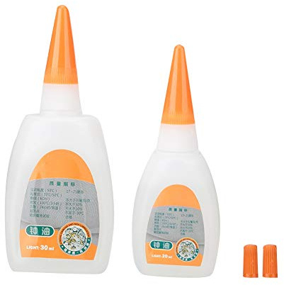 Sonew Duevin Huile de Montre, Huile de Montre Outil de Péparation de Montre Huile de Lubrification, Entretien, Nettoyage, Réparation Outil de Montre pour Montre-Bracelet lubrifiant 20 ML + 30 ML