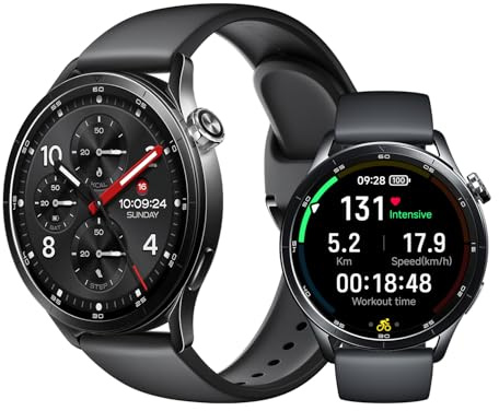 XIAOMI Watch S5 46 mm, Nero, AMOLED 1,48, Nero/Argento/Verde