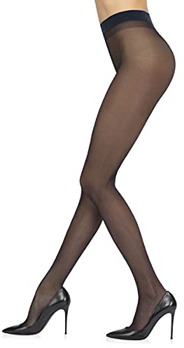 Sarah Borghi Collant Donna 40 Denari, Calze Donna in Lycra con Tassello in Seta e Cucitura Piatta, Made in Italy