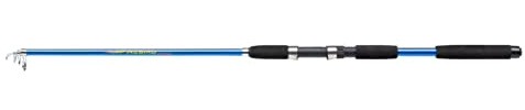 Shakespeare Firebird Teleskoprute - Leichte Carbonkonstruktion, Moderne Eva Griffe, gepolsterter DPS Rollensitz, Titanium Oxide Insert Guide, kompakte, tragbare Rute für Süß, Salzwasser 9ft 15-40g