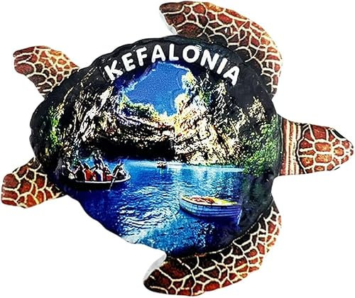 Kefalonia Greece Turtle Kefalonia Fridge Magnet Refrigerator Magnet Decoration Magnet Sticker Souvenir Resin Crafts