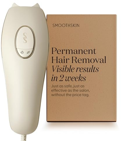 SmoothSkin Pure Adapt IPL Laser Hair Removal Device â At-Home Permanent Hair Reduction, Fast & Effective Results, Patented Smart Skin Tone Sensor, Champagne