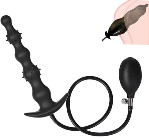 Yudscyllic Plug Anal De Silicona Inflable, Dildo Grande Para Mujeres, Dilador Vaginal, Juguete Sexual Dilatador Anal Para Hombres, Juegos Sexuales Extremos Para Adultos