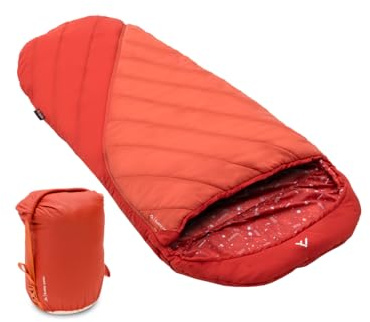 qeedo Buddy Junior Sacco a pelo bambini, mummia, per ragazze e ragazzi - Coralred