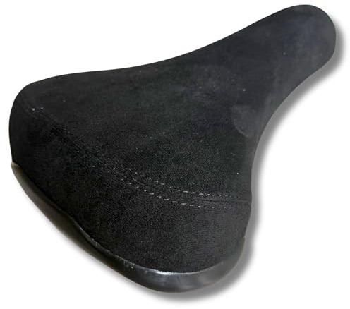 Premium Wheelie Bike Saddle – Flannelette Memory Foam Seat, Universal Fit, Lightweight & Durable – Perfect for Trick Riding & Everyday Comfort BMX