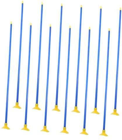 JOINPAYA 12 pièces Flèches à Ventouse pour Tir à Arc Flèches de Remplacement Sûres pour Jeux Intérieurs et Extérieurs pour Entraînement et Amusement