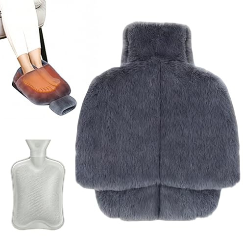 Bolsa de agua caliente para pies, Calienta Pies Bolsa Agua Caliente, Calentador de pies sin Electricidad, Bolsa de Agua Caliente Peluche, Calentador de Pies Para Invierno, para Niños y Adultos