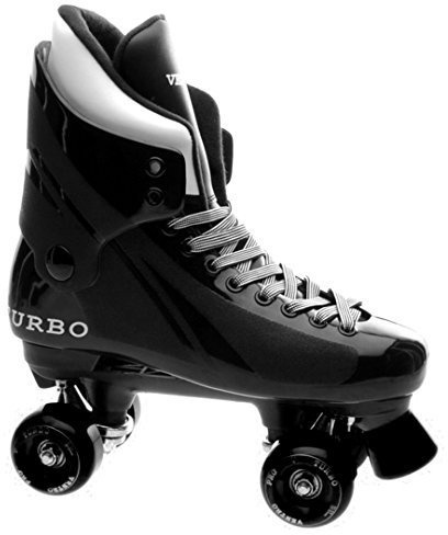Ventro Pro Turbo VT01 Quad Roller Skates Black Size 8 UK