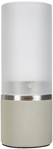 Blomus Faro Windlicht, Edelstahl, Beton, 7 x 7 x 18.8 cm