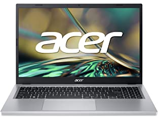 acer Aspire 3 (A315-24P-R9JA) Laptop | 15.6 FHD Display | AMD Ryzen 5 7520U | 16GB RAM | 512GB SSD | AMD Radeon Graphics | Windows 11 | QWERTZ Keyboard | Silver