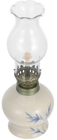 IMIKEYA Petroleumlampe Traditionelle Öllampen Nachfüllbare Ölkerzen Tischdekoration Klarem Vintage-öllampe Notbeleuchtung Klassische Petroleumlampe Vintage-öllaterne