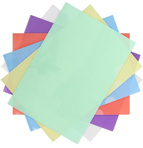 CIYODO 24 Pezzi Cartelle Portadocumenti In Plastica Raccoglitore Portadocumenti Raccoglitore In Plastica Copertine Per Curriculum