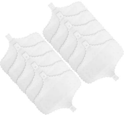 LALAFINA Toallas Sanitarias Lavables Protectores Diarios de Algodón 10 Unidades Transpirables y Resistentes al Agua para Niñas y Mujeres para Uso Cotidiano