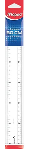 Maped Essentials 146 Double-décimètre avec étui de protection 30 cm