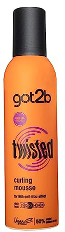 Schwarzkopf Got2B, Twisted Mousse per Capelli Ricci, Spuma per Ricci Elastici, Definiti e Lucenti, Anticrespo, 250 ml